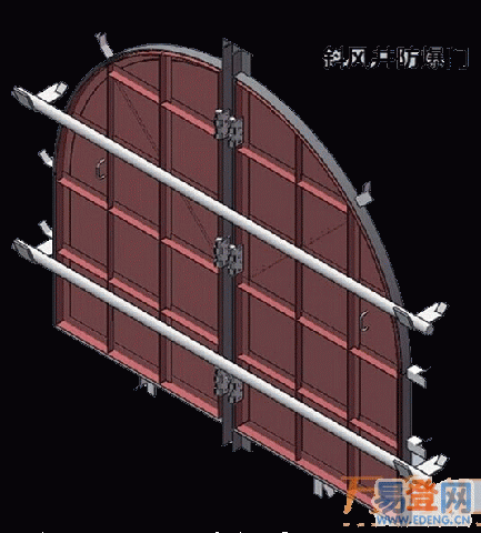 斜風(fēng)井防爆門